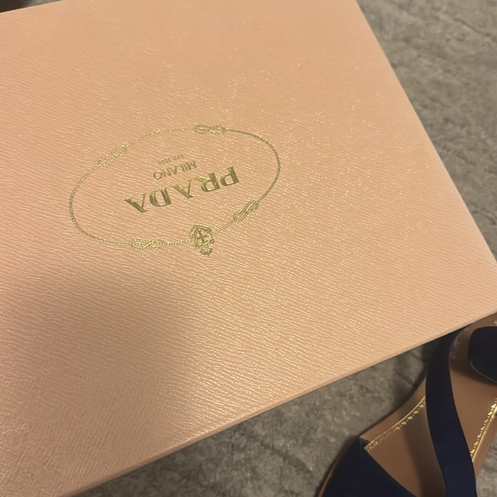 Prada Women's Blue Sandals - Picture 7 of 7